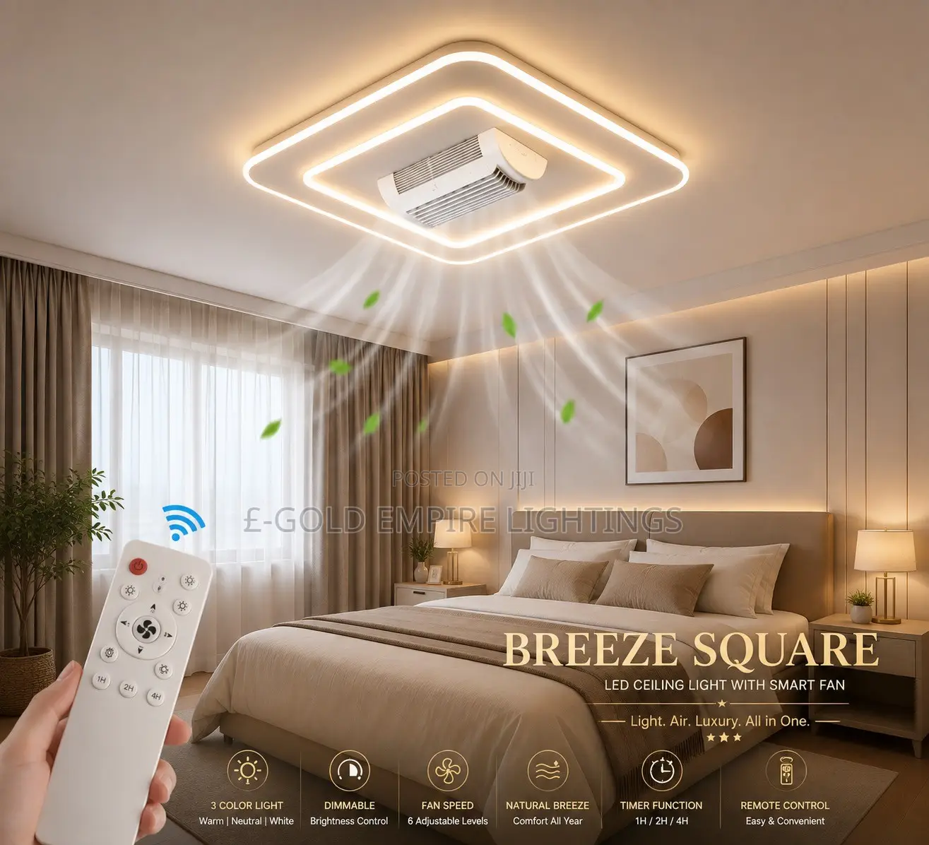 Luxury AC/ Fan Light