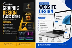 Professional Graphic Designer, Website Designer Video Editor