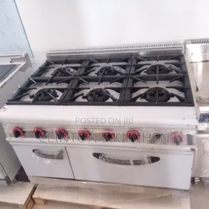 6 Burners Cooker With Oven Available Brand New