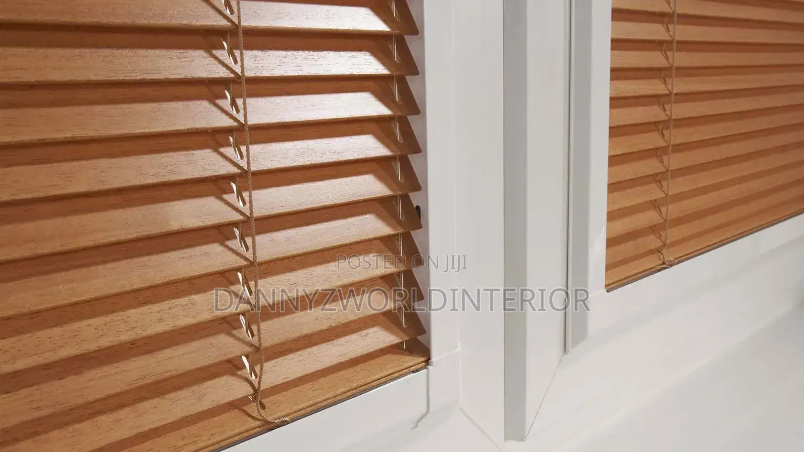 Elegant and Durable Maple Faux Window Blinds