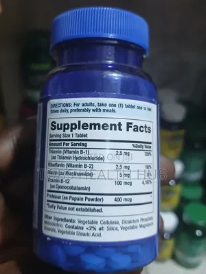 Puritan’s Pride B-Complex With B-12 – 90 Tablets