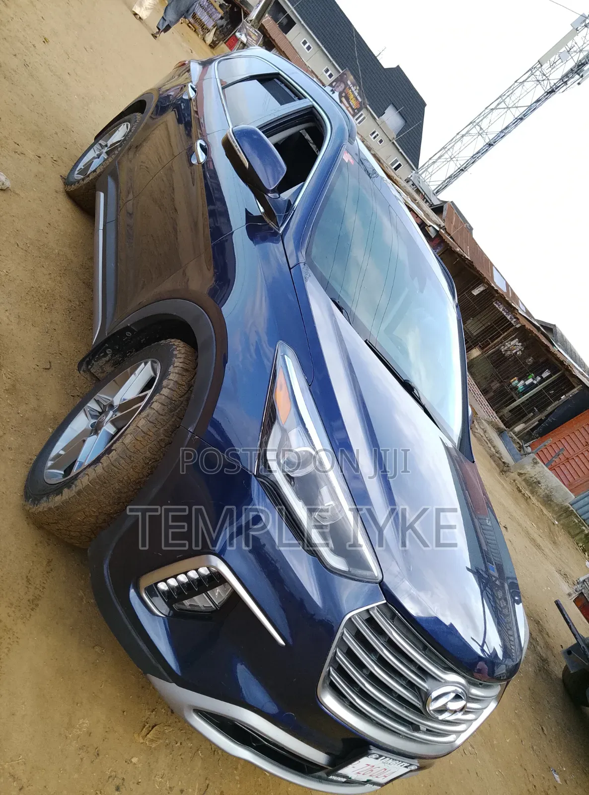 Hyundai Santa Fe 2017 Blue