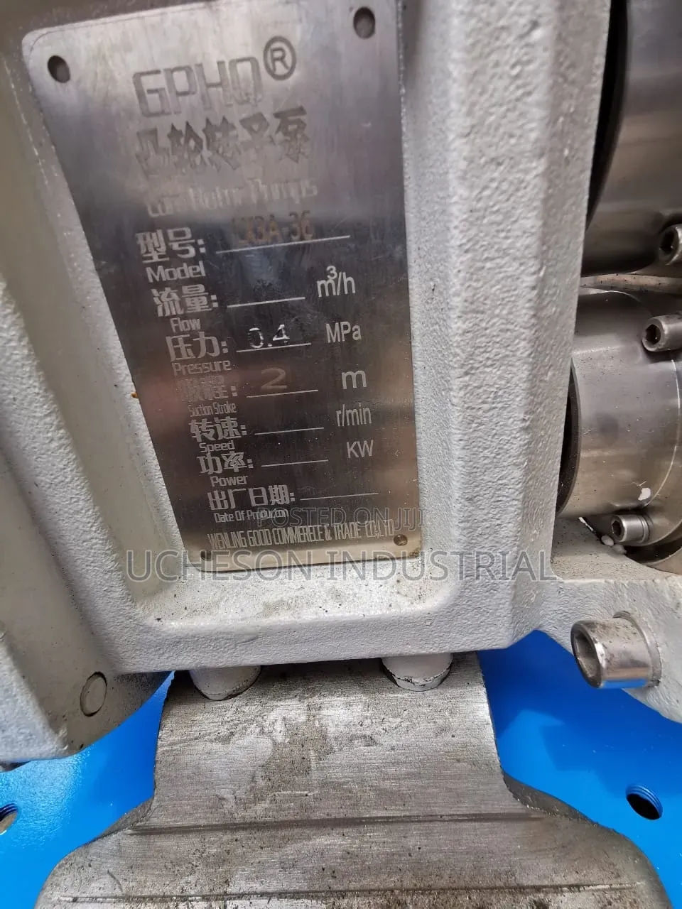 L3a-36 Lobe Rotary Pump