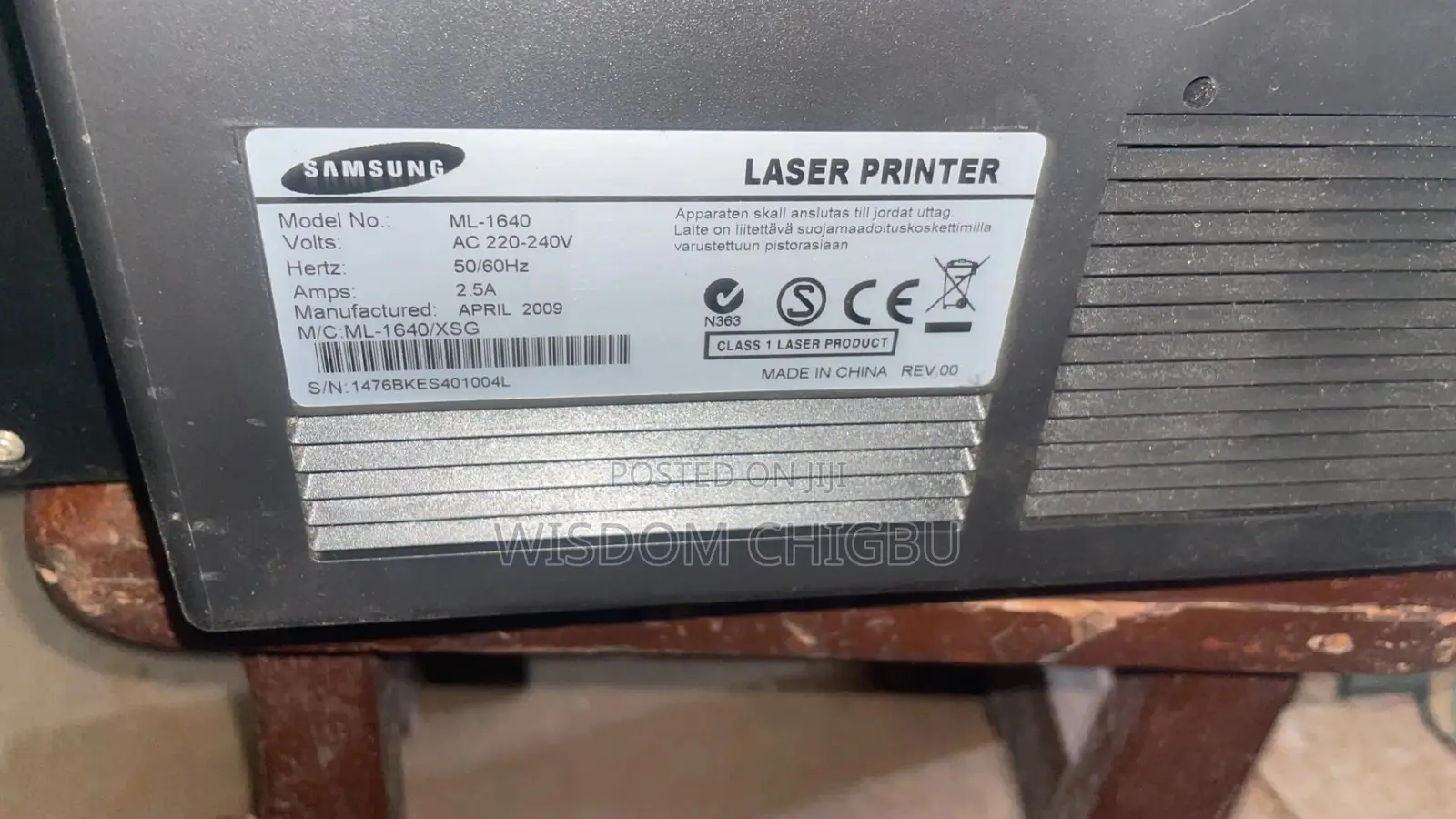 Samsung ML-1640 Laser Printer