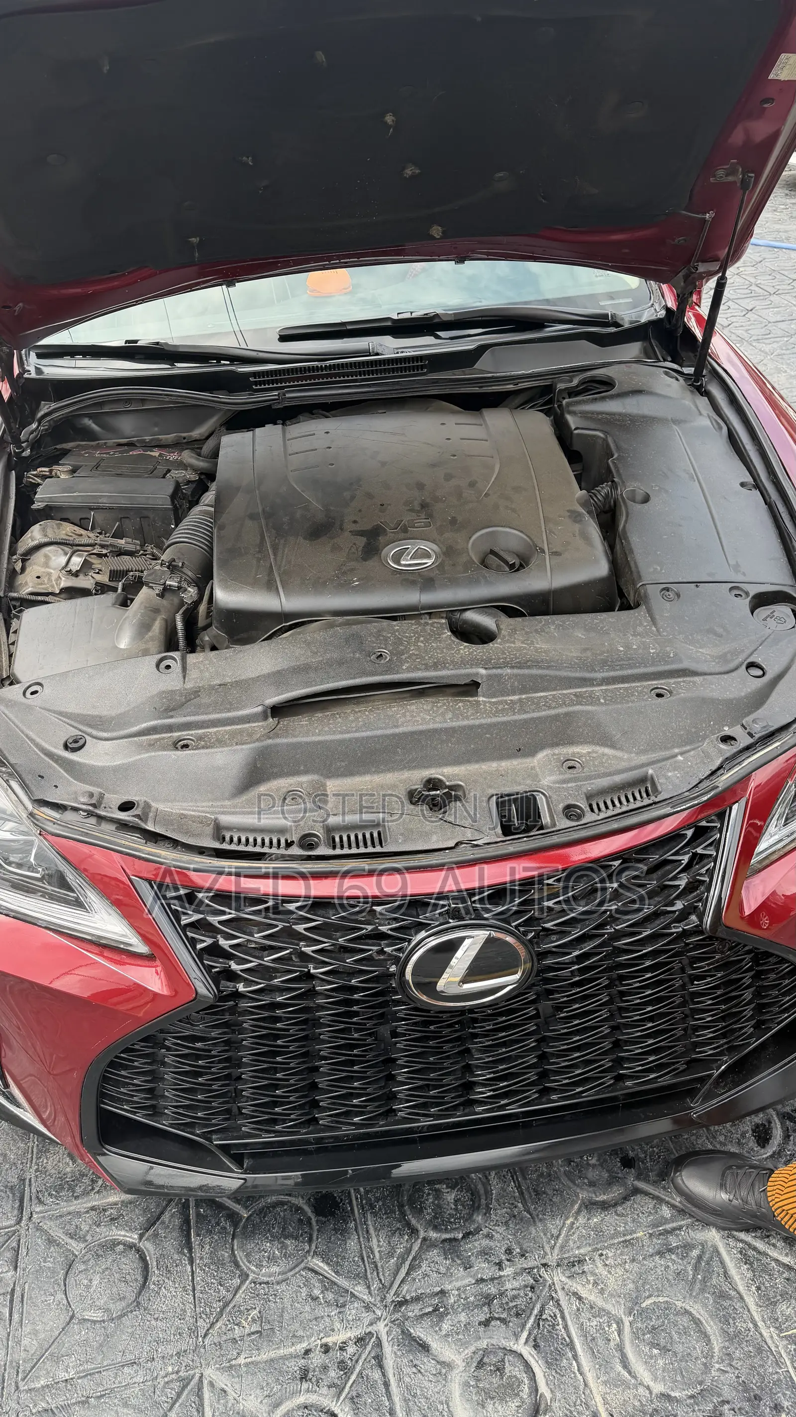 Lexus IS 250 AWD 2007 Red