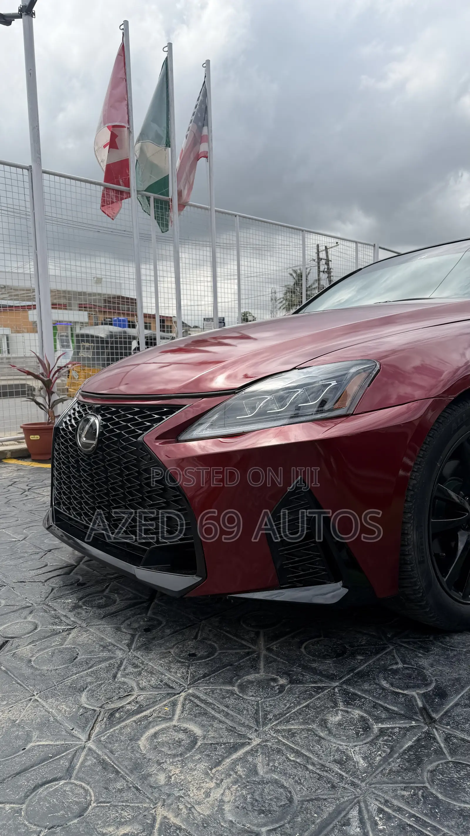 Lexus IS 250 AWD 2007 Red