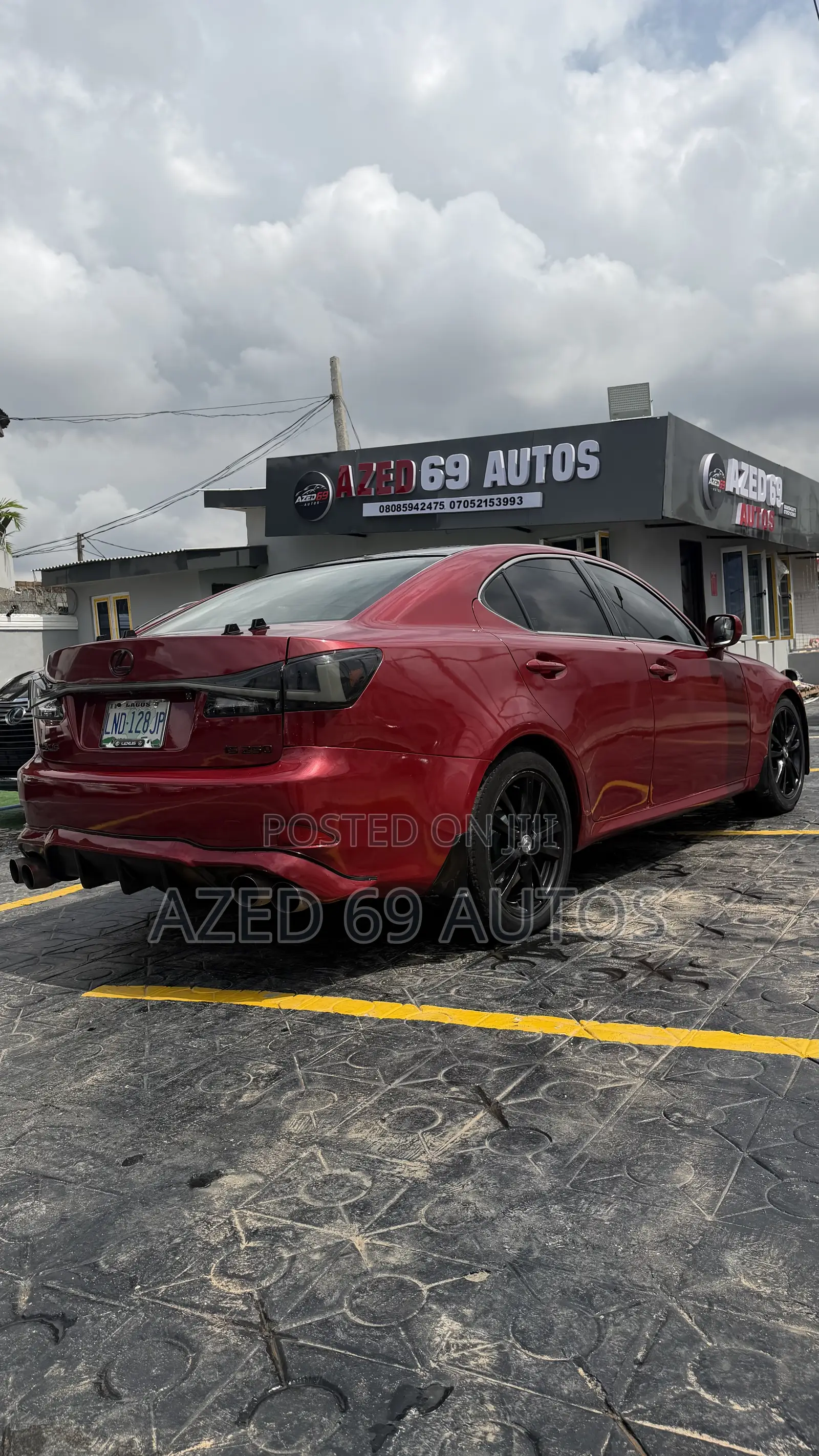 Lexus IS 250 AWD 2007 Red