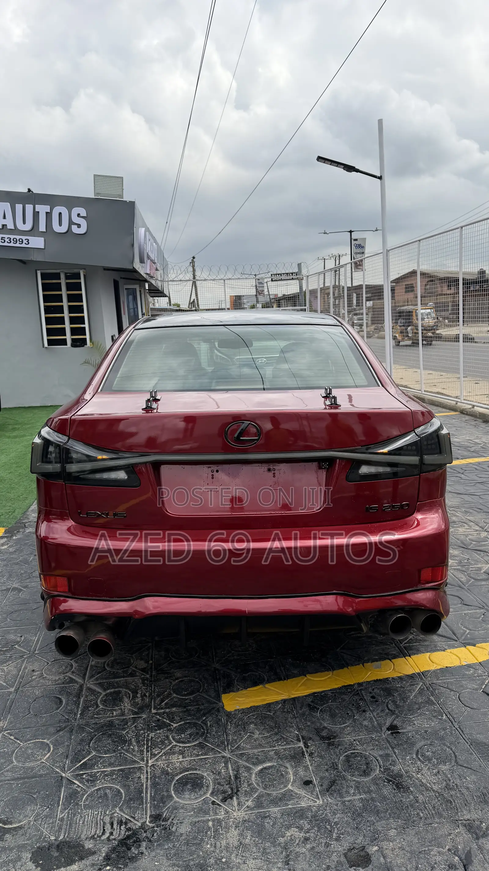 Lexus IS 250 AWD 2007 Red