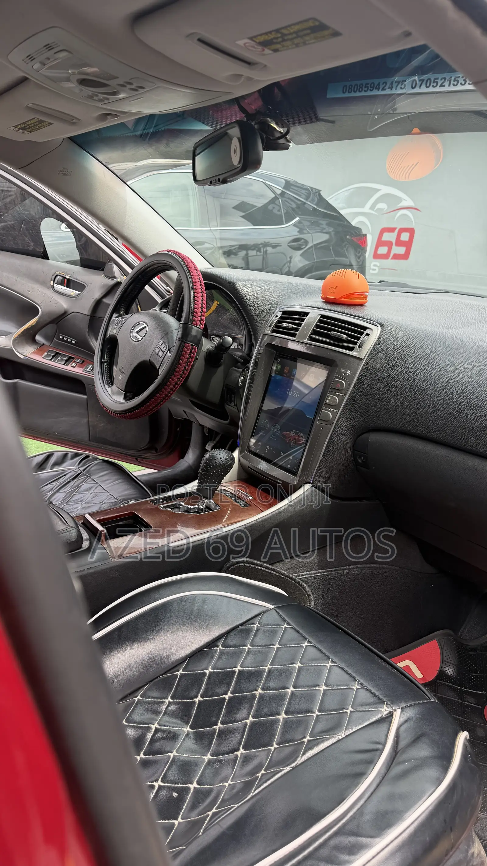 Lexus IS 250 AWD 2007 Red