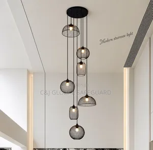 LED Ribbon Loop Chandelier
