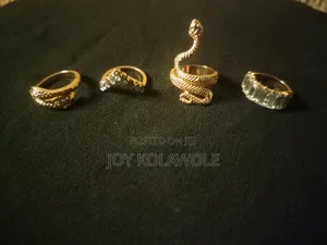 Trendy Knuckle Rings, Gold, Diamond Stone