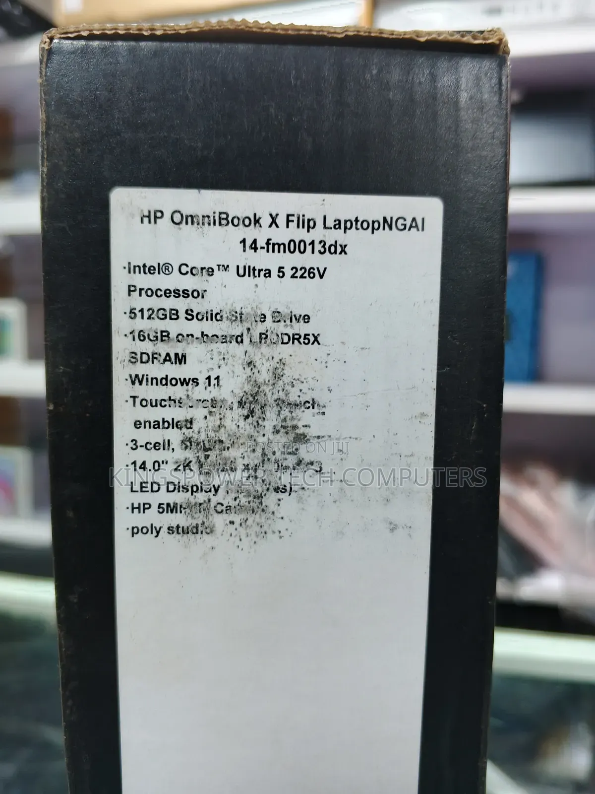 New Laptop HP OmniBook X Flip 14" 16GB Intel Core Ultra 5 SSD 512GB