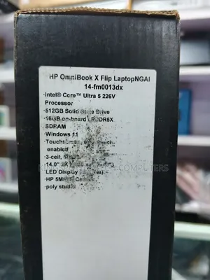 New Laptop HP OmniBook X Flip 14" 16GB Intel Core Ultra 5 SSD 512GB