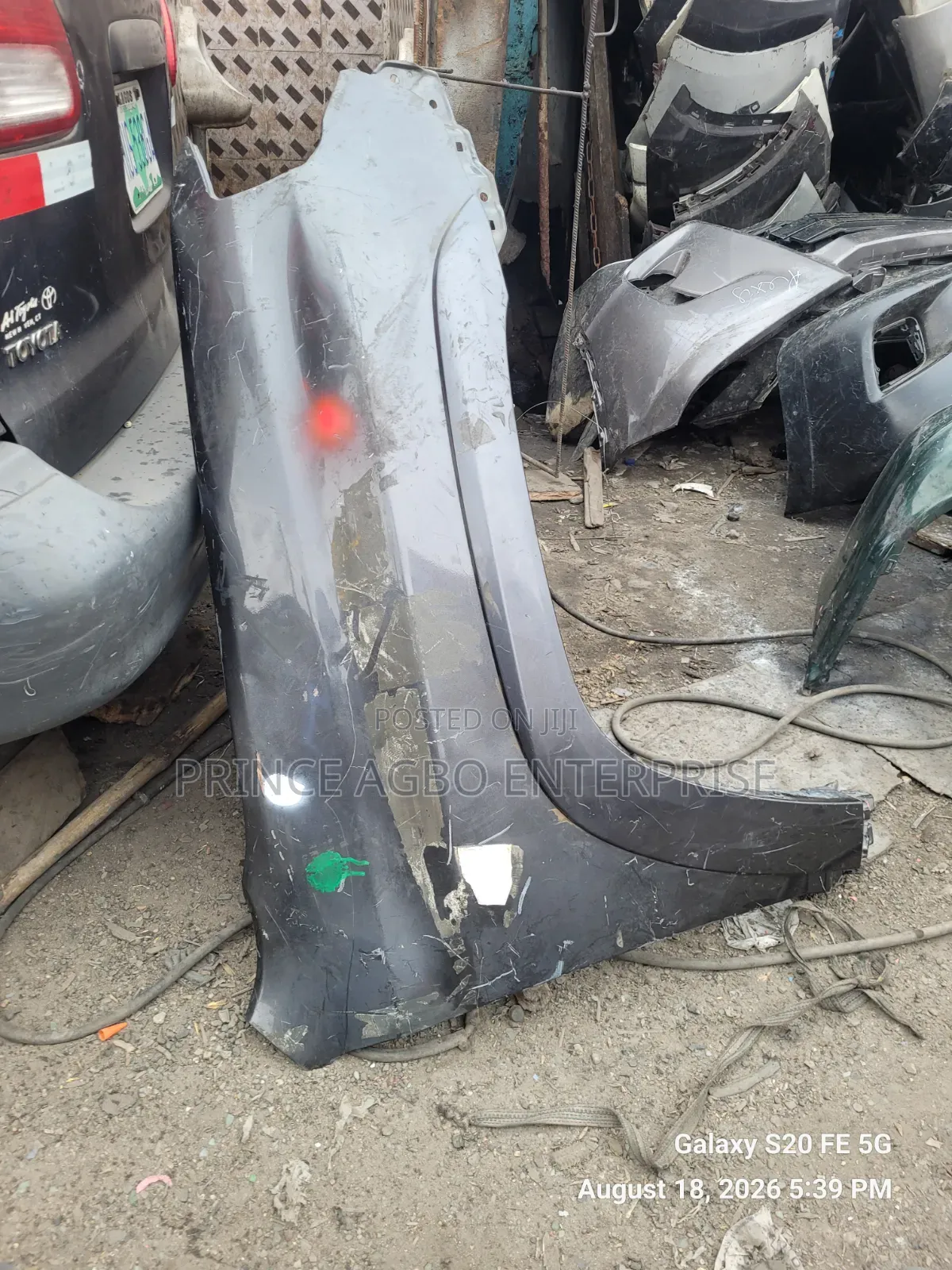 Right Side Fender 4-Runner 2016