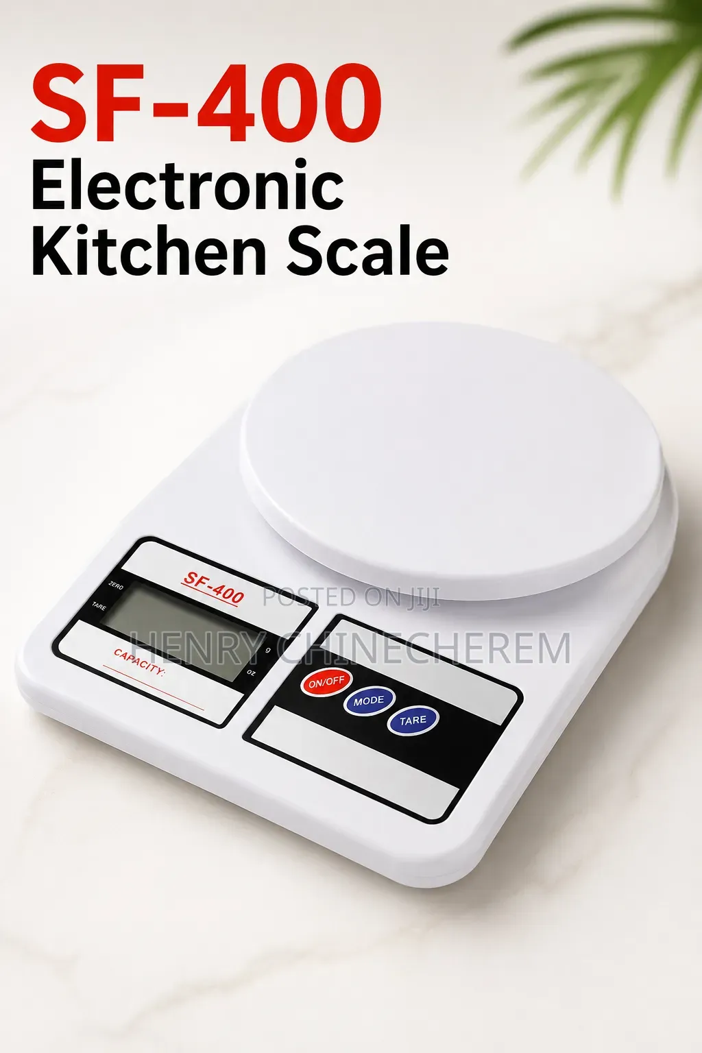 SF-400 10kg Electronic Digital Kitchen Scale