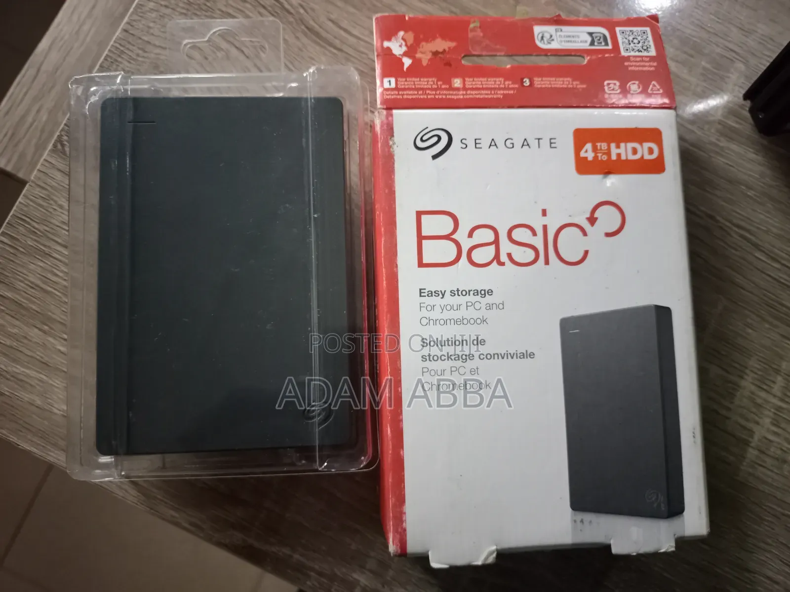 4TB Seagate External Hard Drive