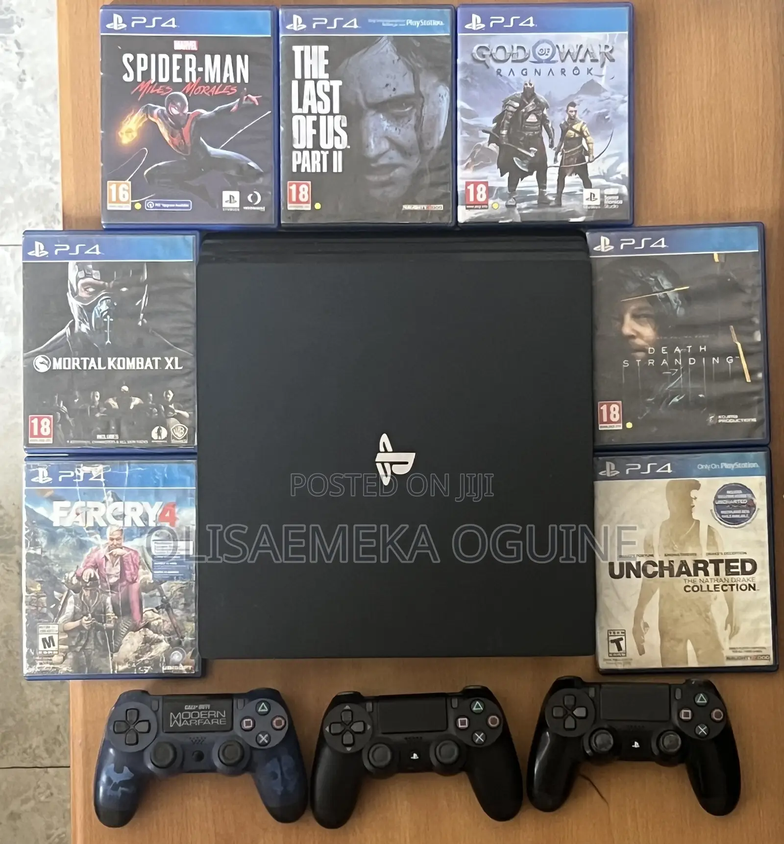 Sony PS4 Pro 1TB - Brand New Controller + 7 Games + Extras