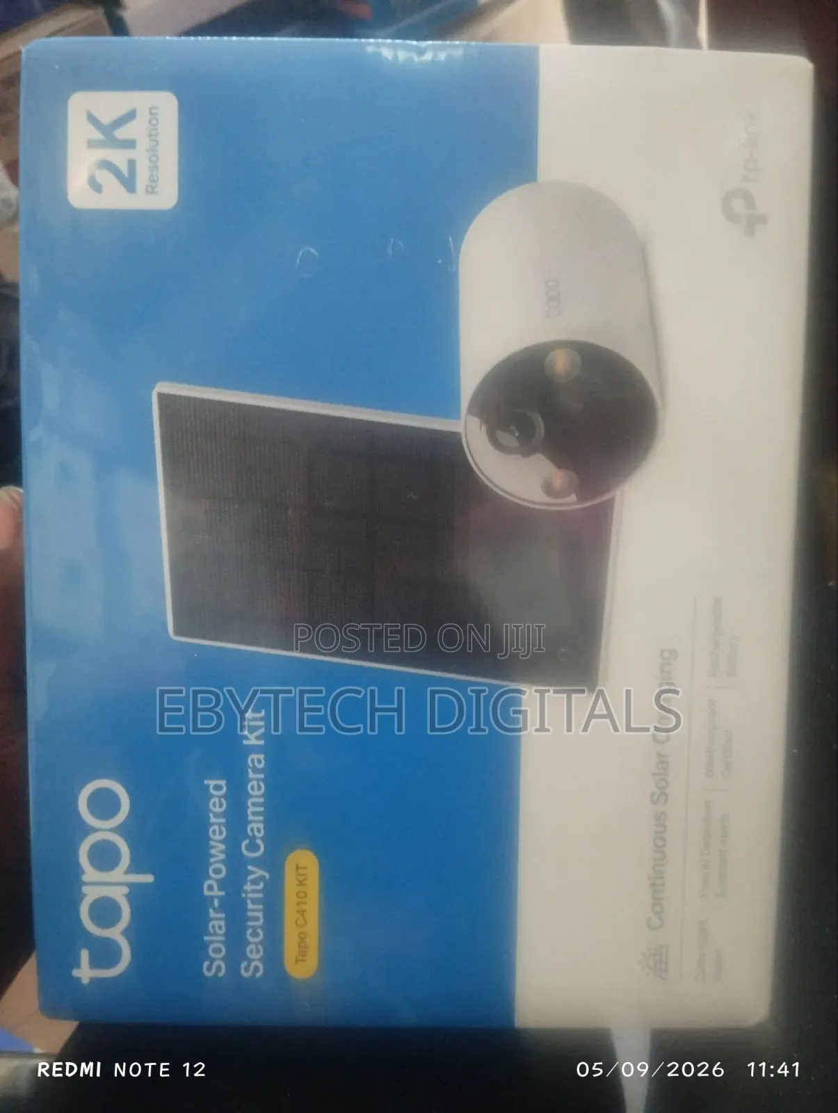 Tapo Solar Powered Security Camera Kit TapoC410KIT