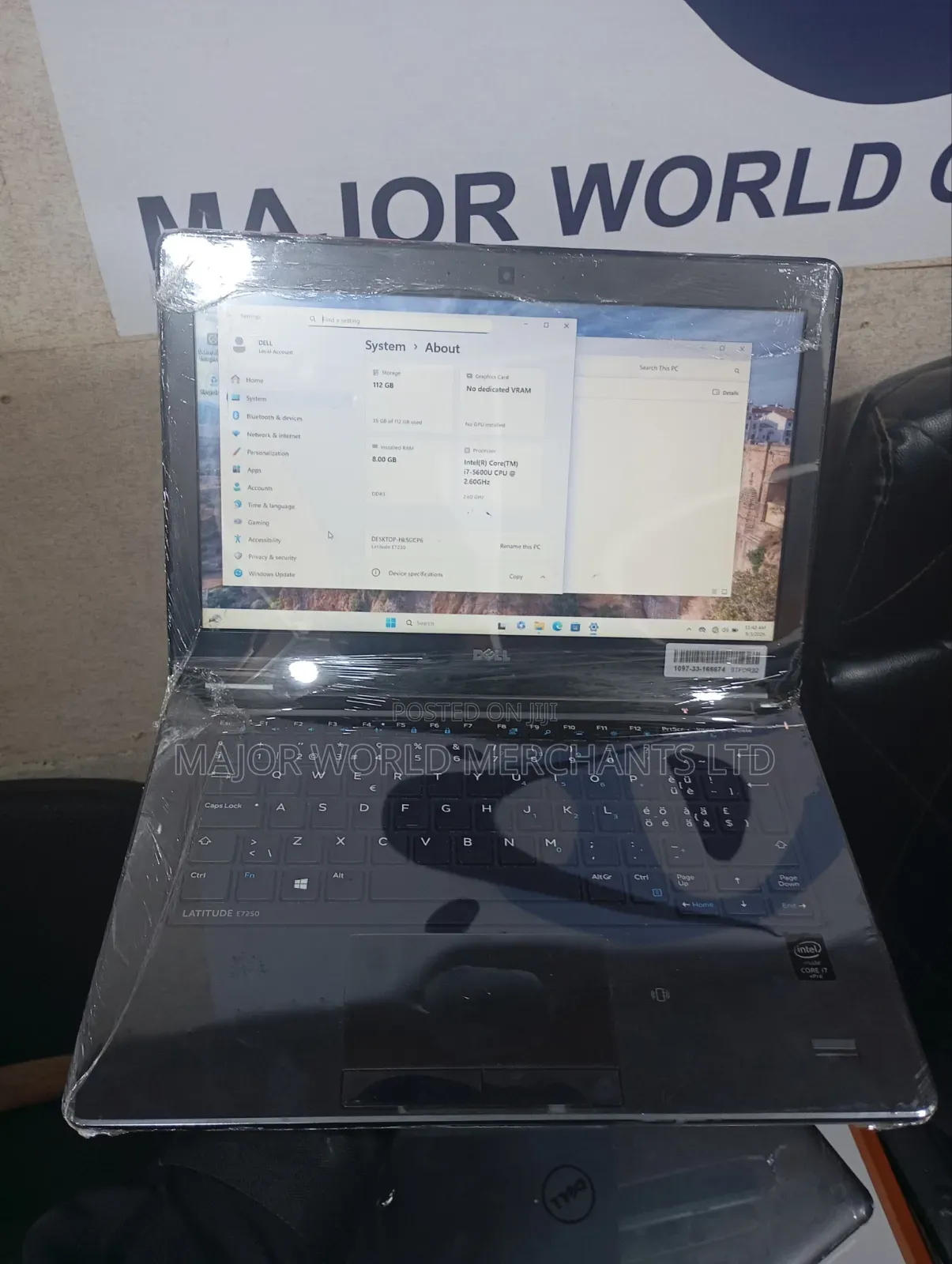 Laptop Dell Latitude 12 E7250 8GB Intel Core i7 SSD 128GB