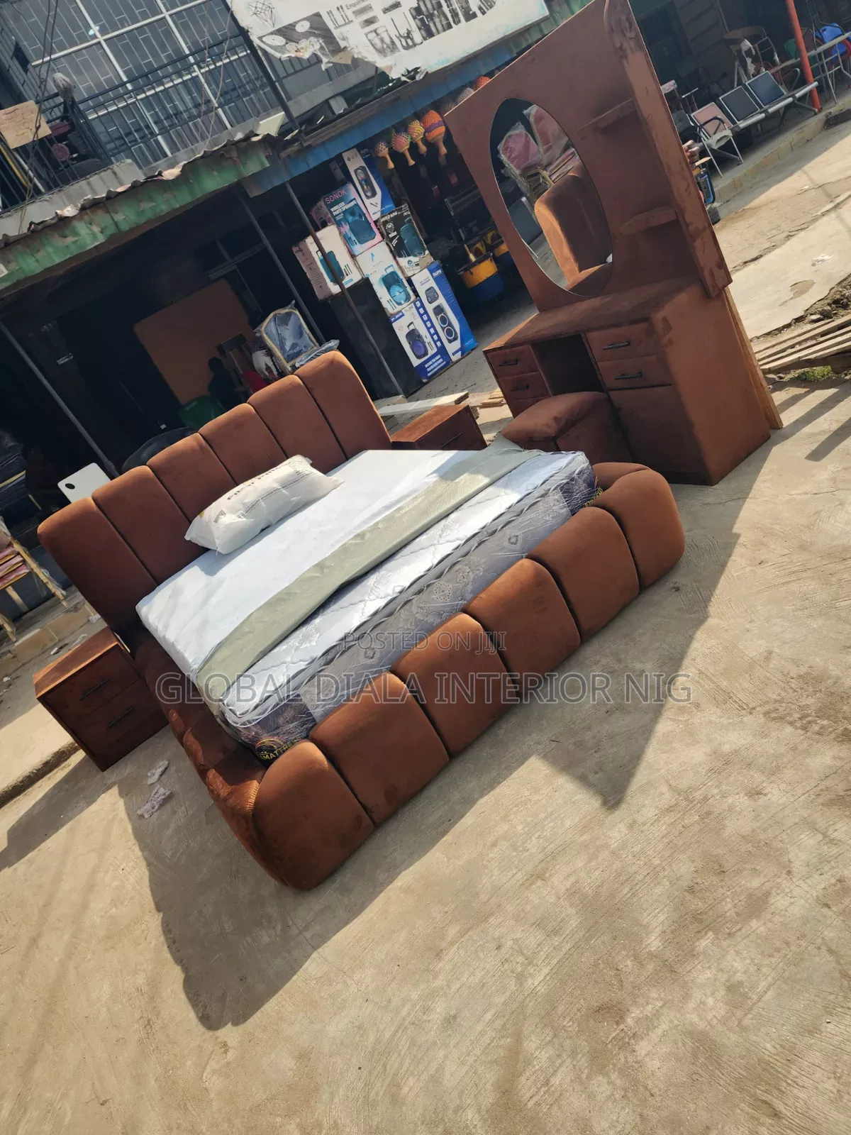 Quality 6by6 Fabric Bedframe Set