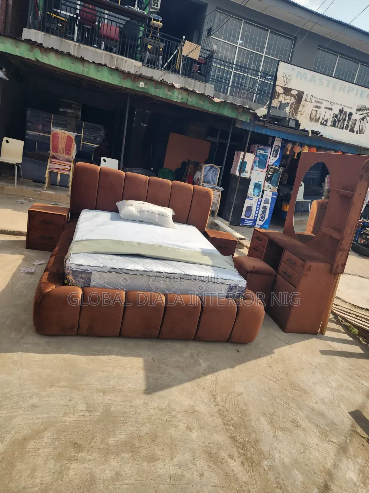 Quality 6by6 Fabric Bedframe Set