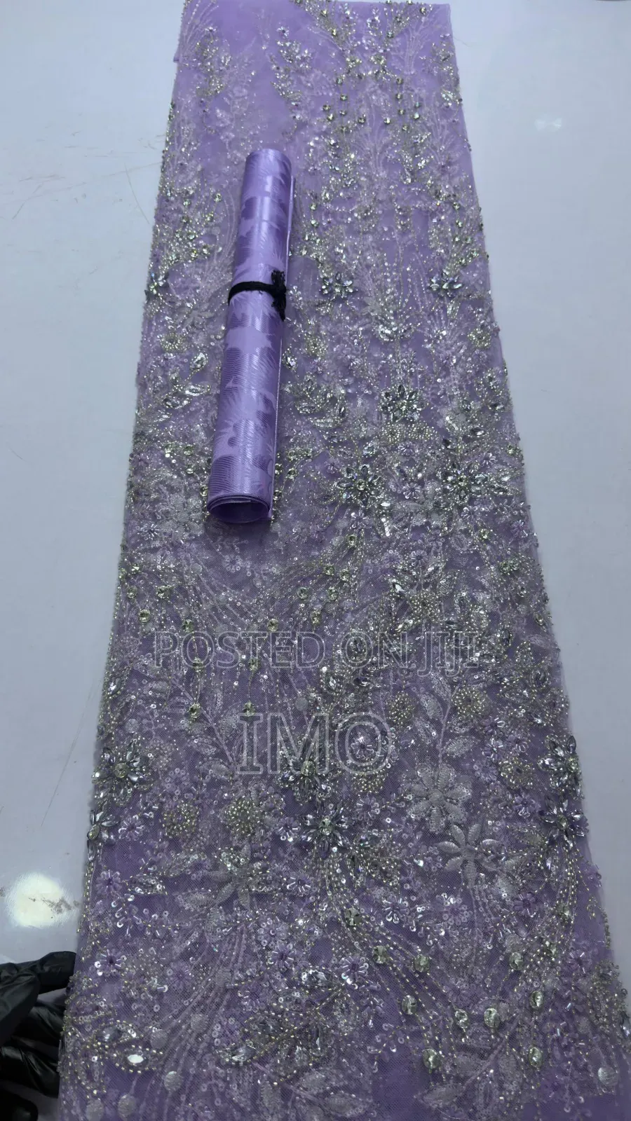 Crystal Beaded Lace