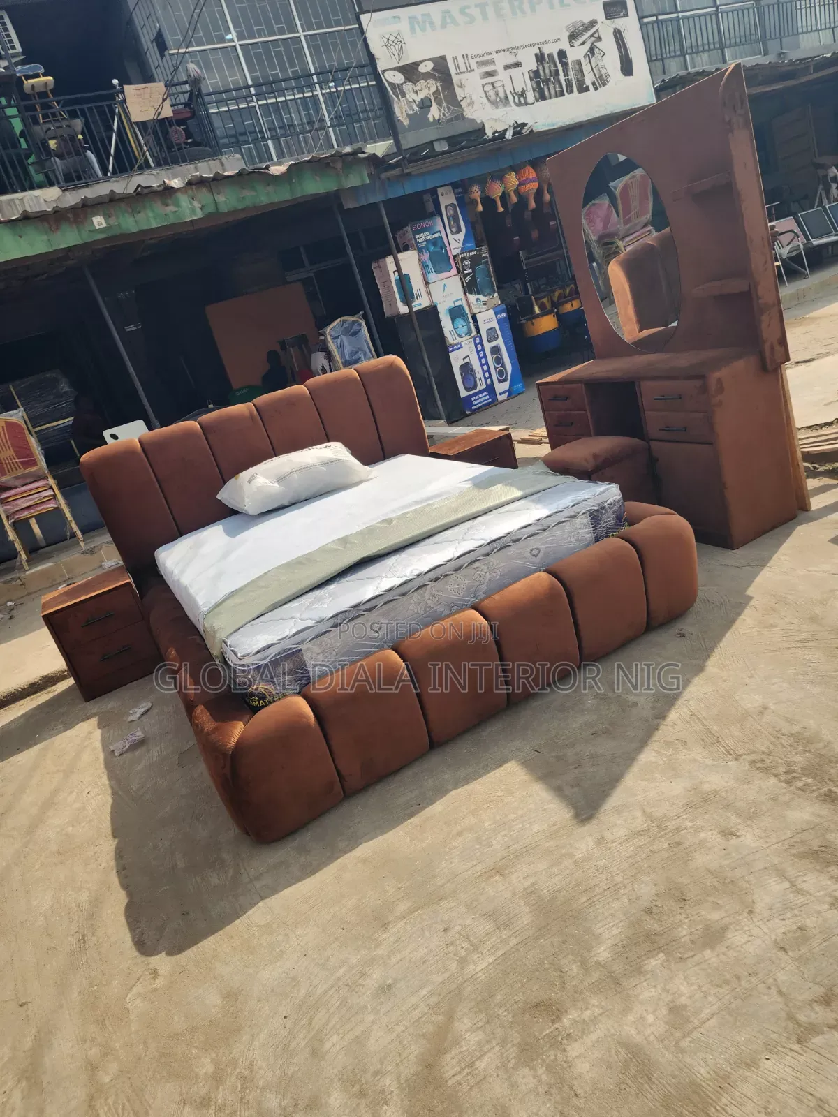 Modern 6by6 Padded Bedframe