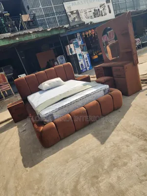 Modern 6by6 Padded Bedframe