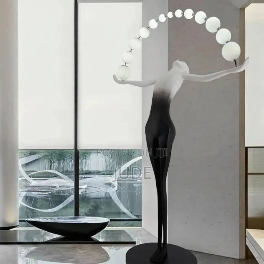Sculptural Figure LED Globe