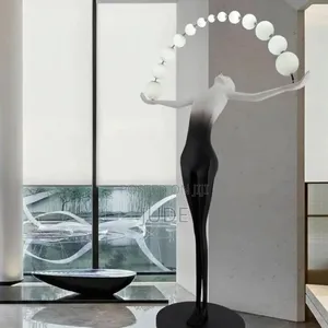 Sculptural Figure LED Globe