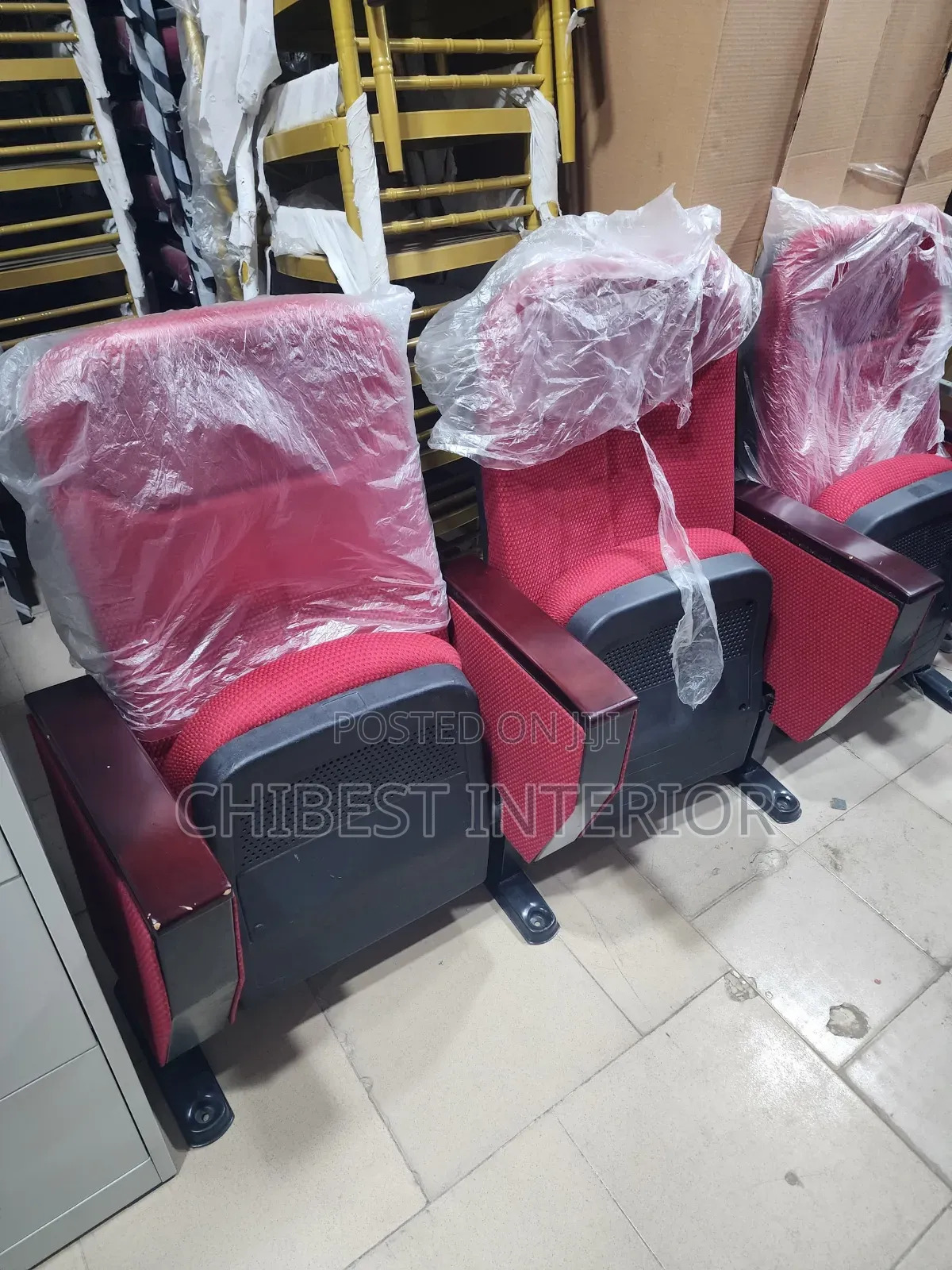 Imported Auditorium Chairs Available in Different Colours