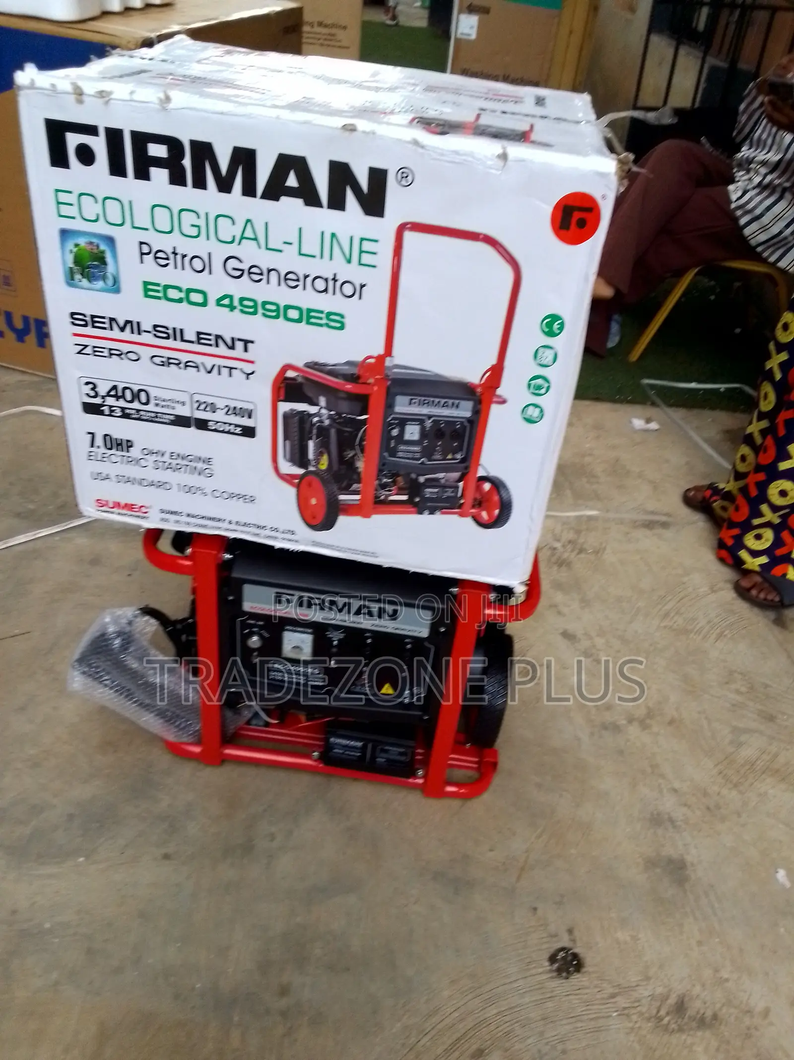 Firman ECO4990ES 3.4kVA Generator – Fuel Efficient Durable