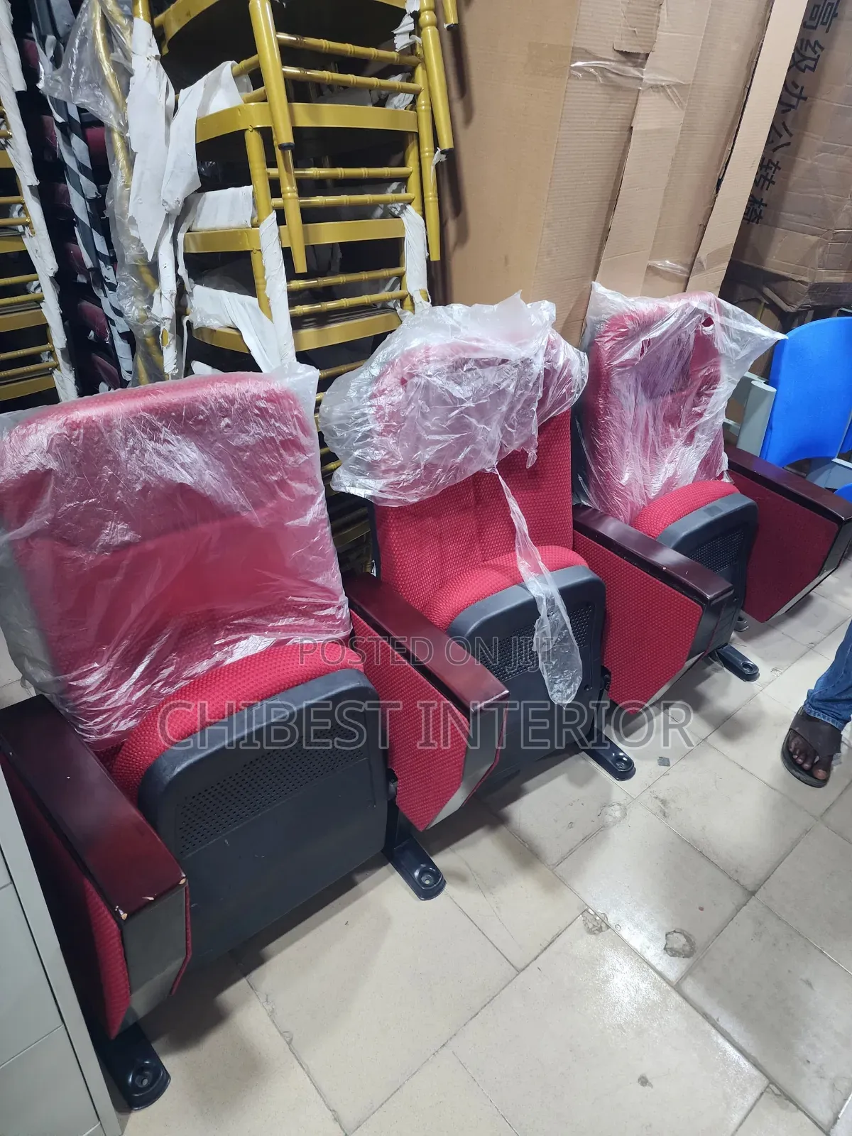 Auditorium Chairs Available in Different Colour's