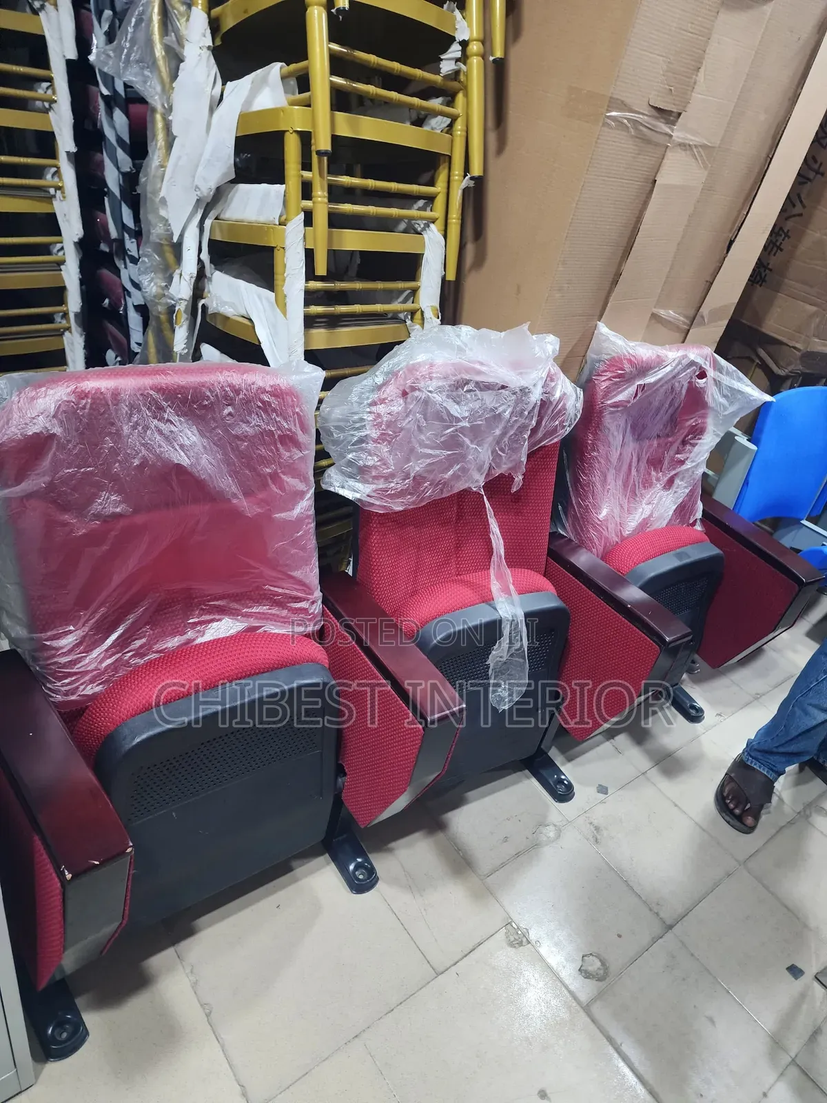 Executive Auditorium Chairs Available on Ground