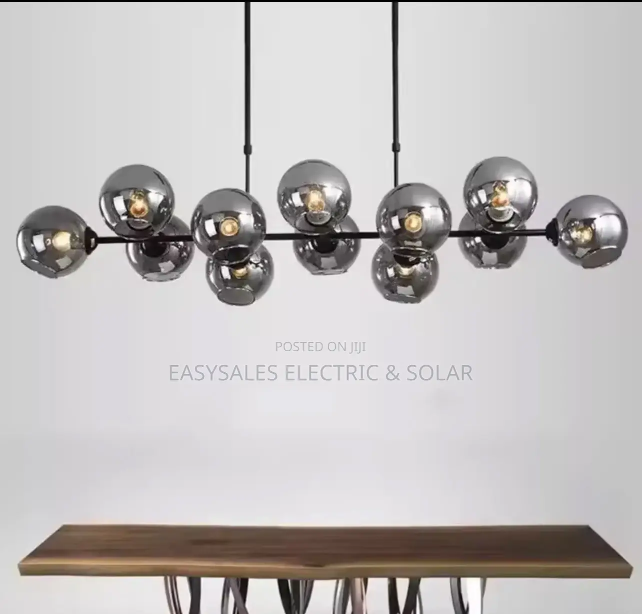 Grey Glass LED Pendant Lights