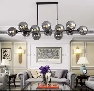 Grey Glass LED Pendant Lights