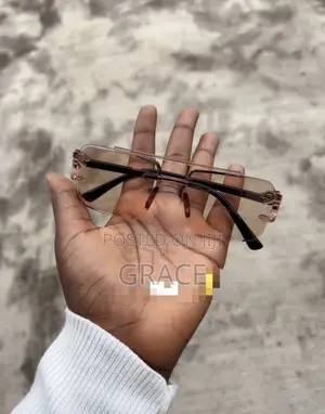 Rimless Rectangle Fashion Glasses