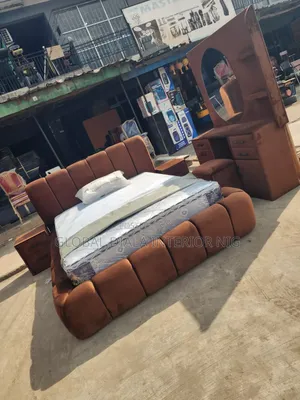 Modern 6by6 Velvet Bedframe Set