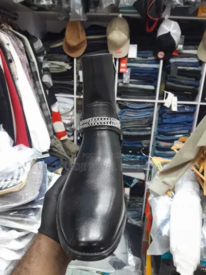 Luxury Inspired Chain Harness Western Side-Zip Boots