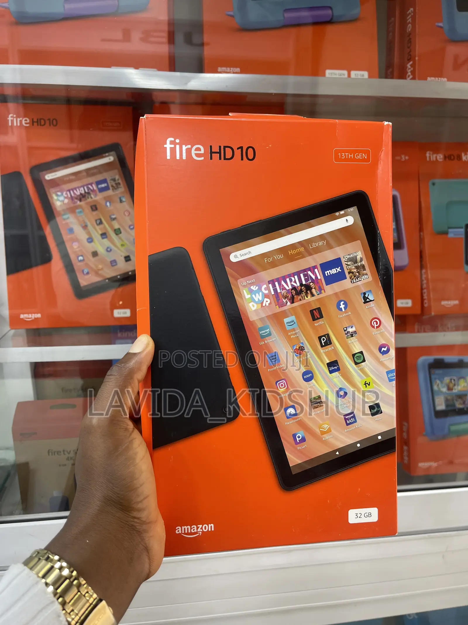 New Amazon Fire HD 10 32 GB Black