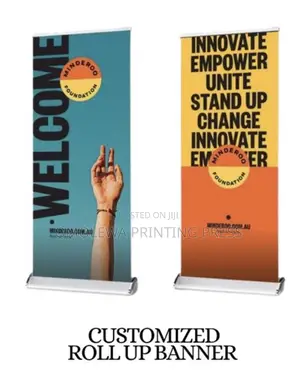 Customize Roll Up Banner
