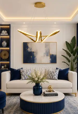 Modern Golden Ceiling Chandelier