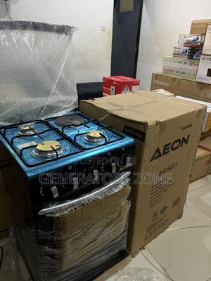 AEON AGC5031 50×50 Gas Cooker With 3 Gas Burners + Hotplate