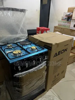AEON AGC5031 50×50 Gas Cooker With 3 Gas Burners + Hotplate