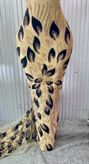 Quality Hand Beaded Velvet Lace