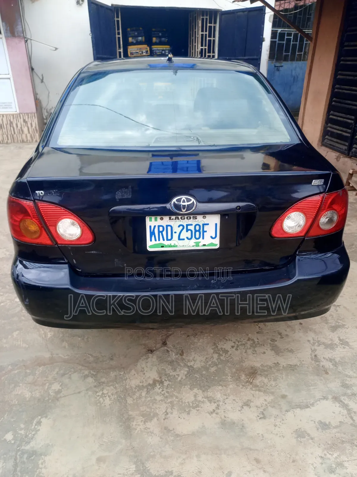 Toyota Corolla 2007 Black