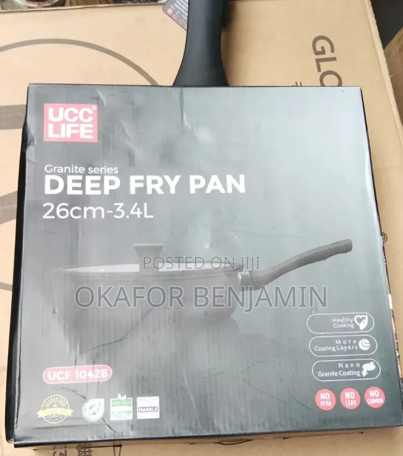 High Quality 26cm Granite Cover Frypan