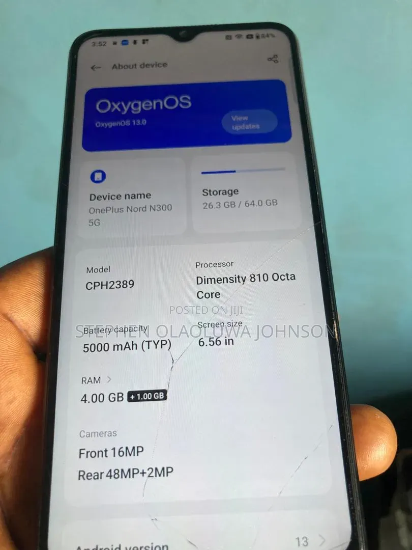 OnePlus Nord 64 GB Black