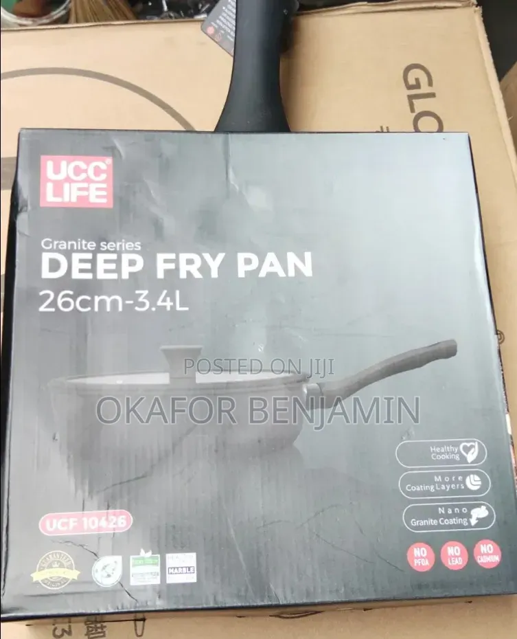 High Quality 26cm Granite Cover Frypan