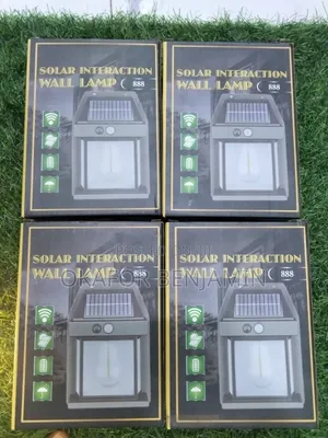 High Quality Solar Interaction Wall Lamp Use